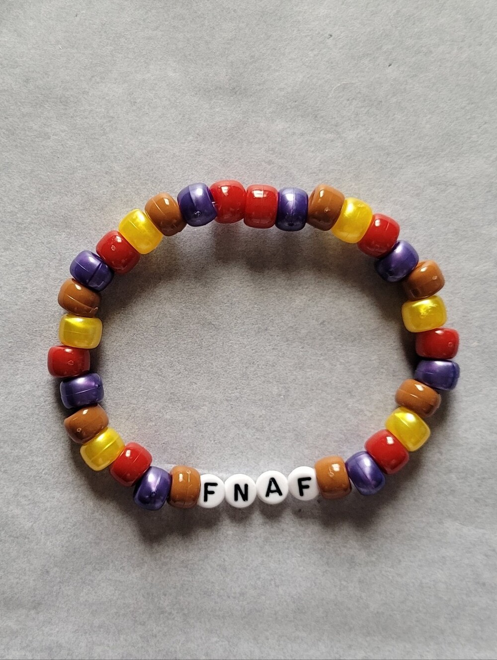 FNAF Five Nights at Freddy's Bead Bracelet